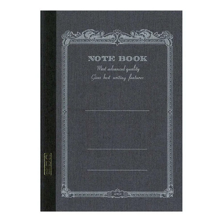 High-quality notebooks are ideal for jotting ideas, taking notes, sketching, making lists, and more. They are perfect for use at home or the office.&nbsp;

It contains white, ruled, acid-free paper.
Comes in a variety of colors, including white, ivory, sky blue, red, aqua blue, green, charcoal, mustard yellow, and navy.
The cover is made from thick, brightly colored specialty paper.&nbsp;
Sturdy thread binding allows the notebook to lay flat, making writing a breeze.&nbsp;
The exterior features a classical 