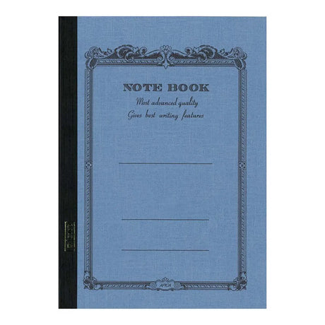 High-quality notebooks are ideal for jotting ideas, taking notes, sketching, making lists, and more. They are perfect for use at home or the office.&nbsp;

It contains white, ruled, acid-free paper.
Comes in a variety of colors, including white, ivory, sky blue, red, aqua blue, green, charcoal, mustard yellow, and navy.
The cover is made from thick, brightly colored specialty paper.&nbsp;
Sturdy thread binding allows the notebook to lay flat, making writing a breeze.&nbsp;
The exterior features a classical 