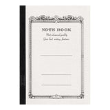 High-quality notebooks are ideal for jotting ideas, taking notes, sketching, making lists, and more. They are perfect for use at home or the office.&nbsp;

It contains white, ruled, acid-free paper.
Comes in a variety of colors, including white, ivory, sky blue, red, aqua blue, green, charcoal, mustard yellow, and navy.
The cover is made from thick, brightly colored specialty paper.&nbsp;
Sturdy thread binding allows the notebook to lay flat, making writing a breeze.&nbsp;
The exterior features a classical 