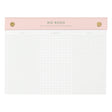 Meet your new favorite procrastination tool—the No Rush Notepad! This 6x8” desk pad is perfect for loosely organized to-do lists with sections for Today, Tomorrow, and… Never. With 75 perforated grid sheets on smooth 120gsm paper, plus a luxe gold post-bound top, it’s equal parts practical and playful. Whether you’re tackling tasks or artfully avoiding them, this notepad keeps everything in sight—just not necessarily on schedule. Ideal for office desks, student planners, or anyone with a sense of humor abou