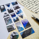 Noir World Stamps Sticker Sheet