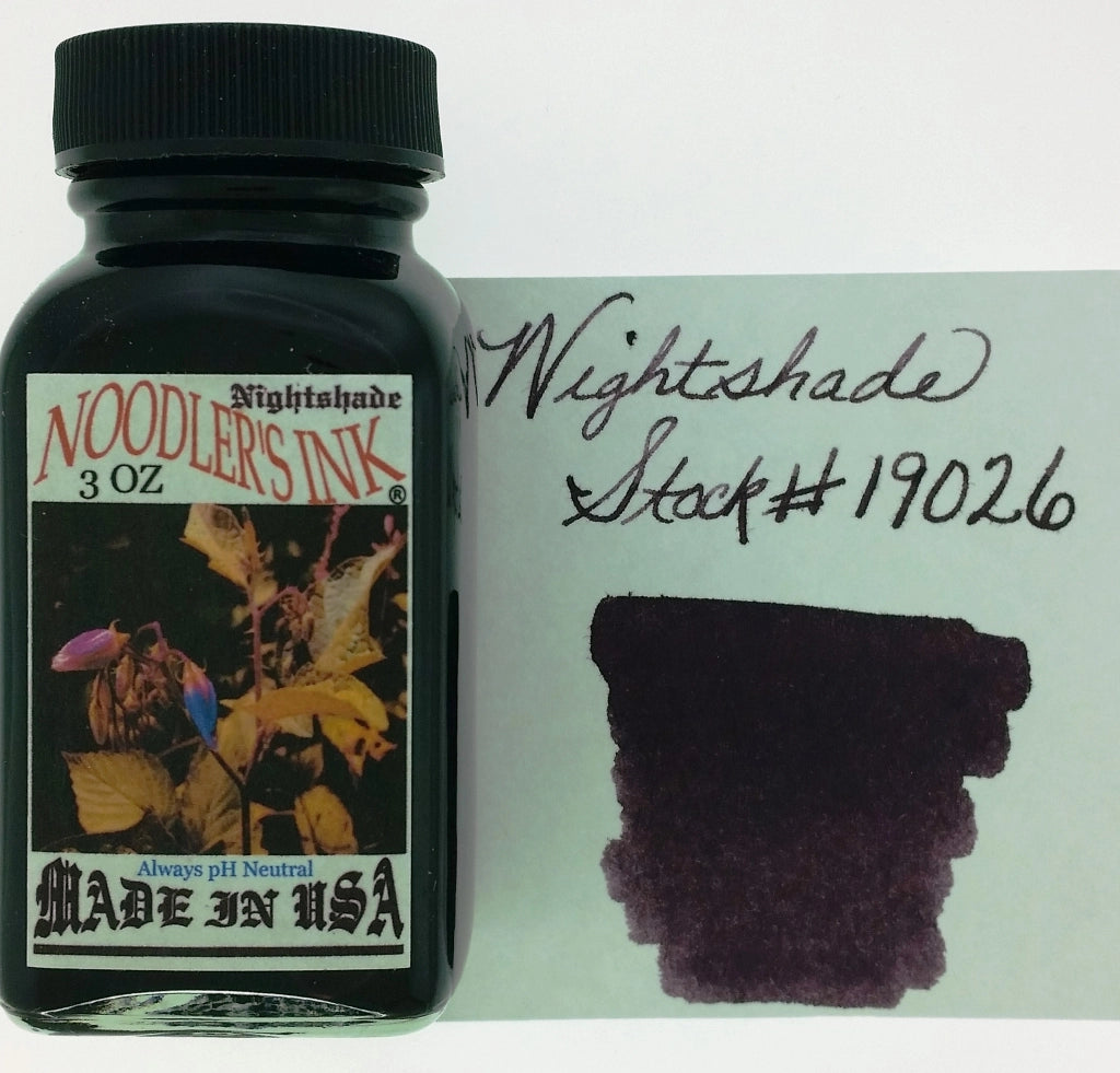 Noodler’s 3oz bottles are filled to the brim with vibrant, high-quality fountain pen ink made in the USA. Each bottle offers exceptional value and a huge range of colors—from classic blues to imaginative limited editions—crafted for writers who love creativity and expression.

3oz Bottle