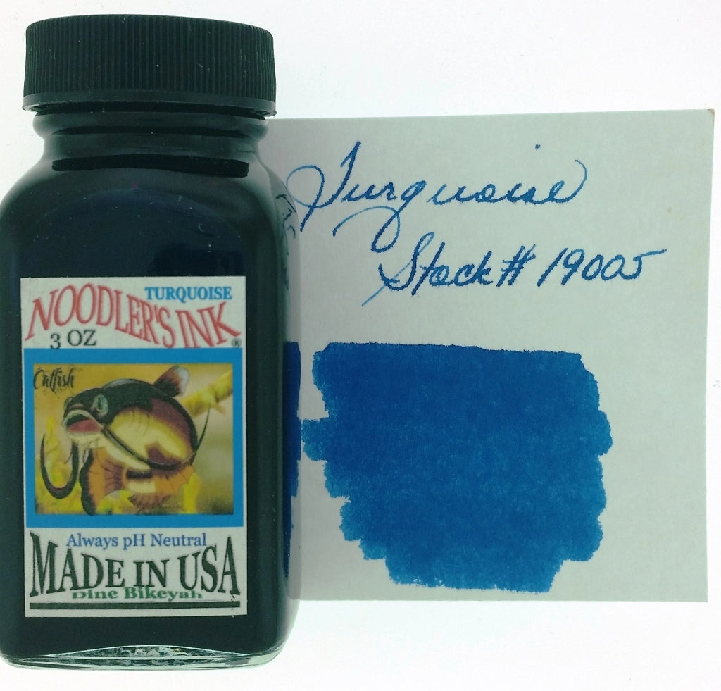 Noodler’s 3oz bottles are filled to the brim with vibrant, high-quality fountain pen ink made in the USA. Each bottle offers exceptional value and a huge range of colors—from classic blues to imaginative limited editions—crafted for writers who love creativity and expression.

3oz Bottle
Archival Ink
Forge Resistant
Water Resistant