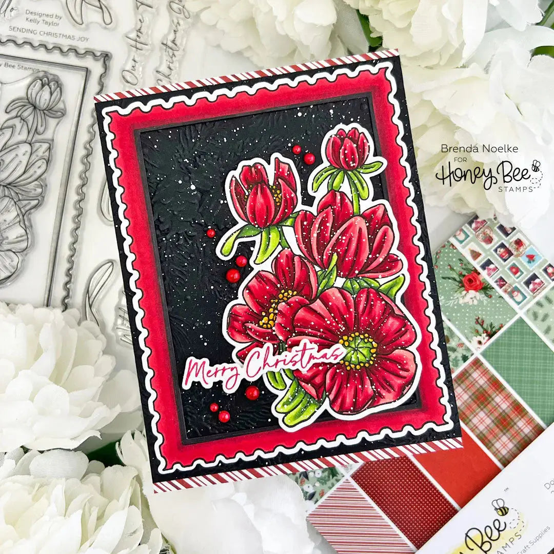 Spruce up your cards and paper crafts with our exclusive 6" x 8.5" cardstock pad, packed with festive holiday florals and classic Christmas patterns. This fun paper pad includes 24 double-sided sheets, each showcasing coordinating designs. Printed on smooth satin finish 65# cover cardstock, it offers a rich, luxurious feel. Acid- and lignin-free for lasting quality, and made with love right here in the USA!