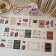 This classic literature PET tape is designed for book lovers who want their journals to feel like a page from a favourite novel. Featuring hand-drawn illustrations inspired by beloved classics including Wuthering Heights and Pride and Prejudice, it's pre-cut for effortless use, no scissors, just peel and place.

Extra wide at 50mm with a matt transparent finish that layers beautifully over any journal background. Design loop is 75cm, with approximately 6.5 design loops per roll, there's plenty to work with.