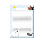 Bath Time Happy Dogs Notepad A5