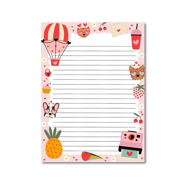 Pawsome Love Notepad A5