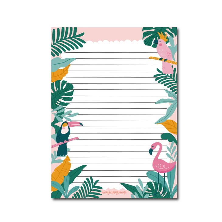 Tropical Summer Notepad A5