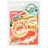 OSUSHI Sushi Sticker Pack Vinyl Sticker Pack - 7 per pack