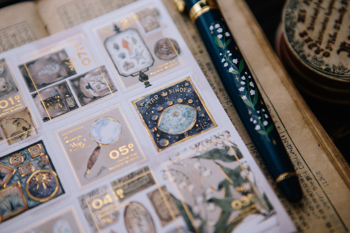 OURS Studio Collection of Museum Stamp Style Sticker