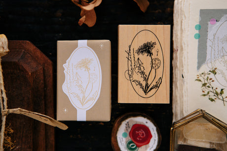 OURS Studio Dandelion Rubber Stamp