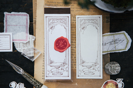 OURS Studio Glass Dome Letterpress Label Book