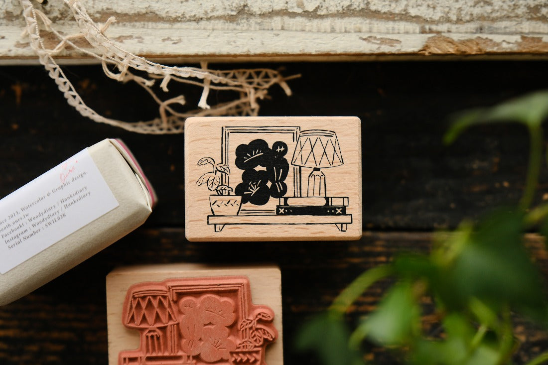 OURS Studio On the Wall Rubber Stamp