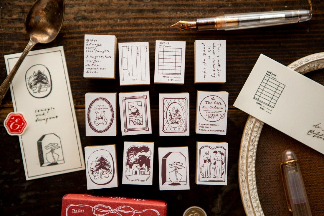 OURS Studio "The Gift" Rubber Stamp Series