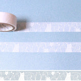 Cinta washi blanca de gatos Oboro