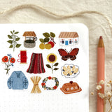 OchMonika Folk Cottage Sticker Sheet

A sticker sheet full of cute little stickers perfect for planners, journals, or scrapbooking ❤