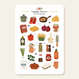 OchMonika Home Cooking Sticker Sheet

A sticker sheet full of cute little stickers perfect for planners, journals, or scrapbooking ❤