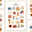 A matte paper sticker sheet filled with cozy, hand-drawn illustrations, perfect for planners, journals, or scrapbooking. It features a slow life and hygge lifestyle theme, making it a perfect fit for mindful living enthusiasts. All designs are lovingly created by Monika Szczerbińska.
