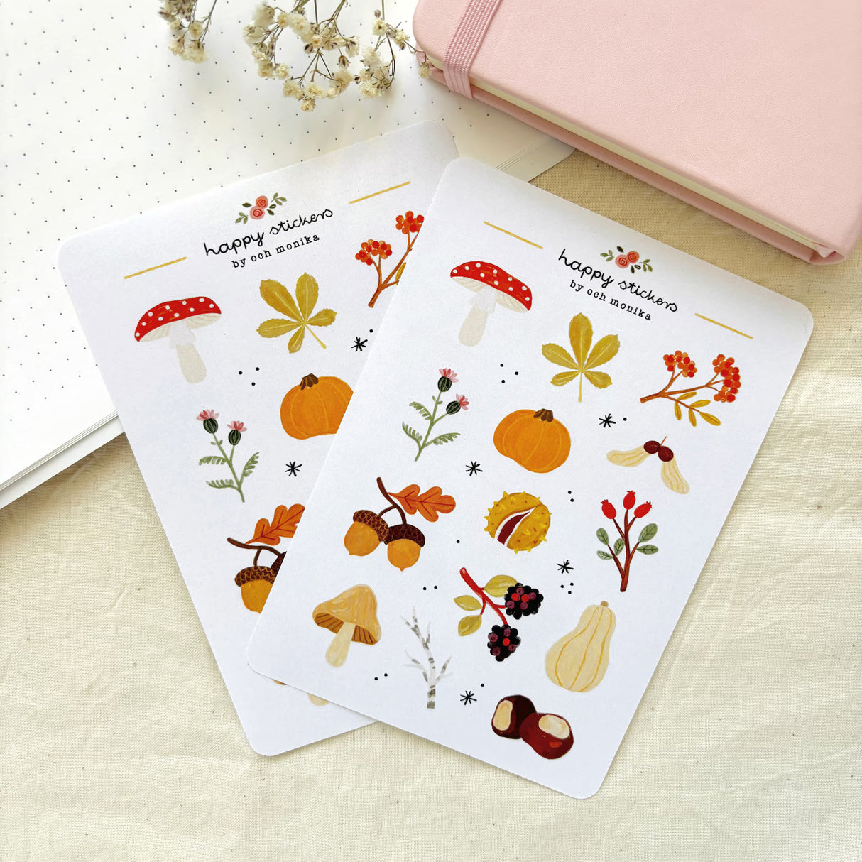A sticker sheet full of cute little stickers perfect for planners, journals, or scrapbooking ❤