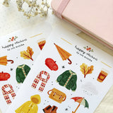 A sticker sheet full of cute little stickers perfect for planners, journals, or scrapbooking ❤