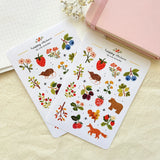 A sticker sheet full of cute little stickers perfect for planners, journals, or scrapbooking ❤