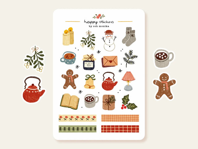 A sticker sheet full of cute little stickers perfect for planners, journals, or scrapbooking ❤