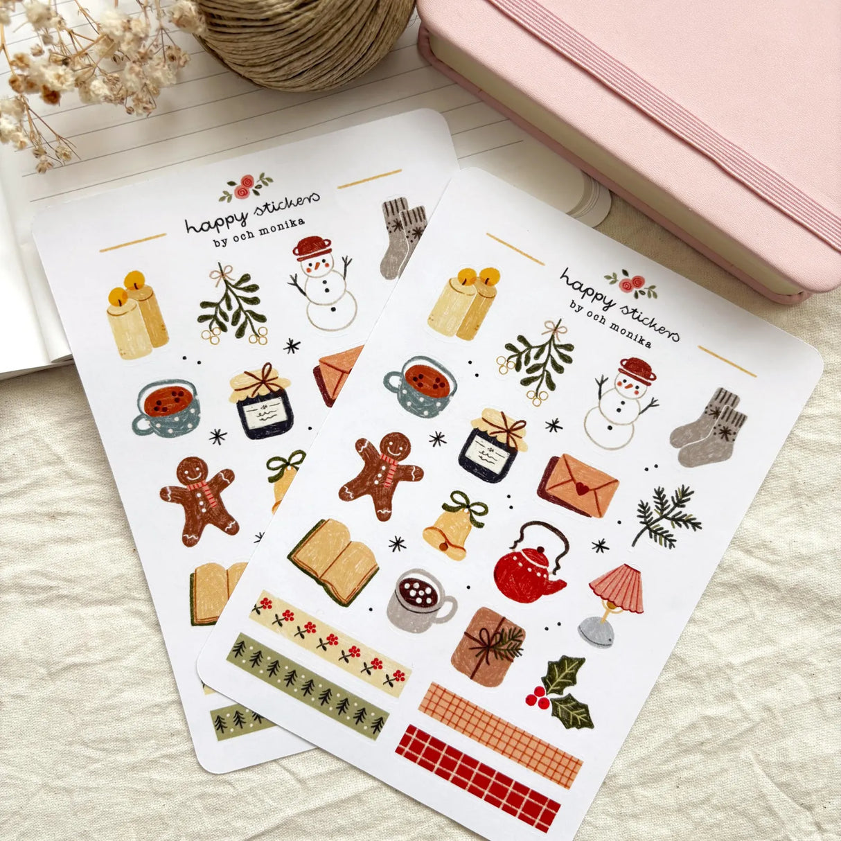 A sticker sheet full of cute little stickers perfect for planners, journals, or scrapbooking ❤