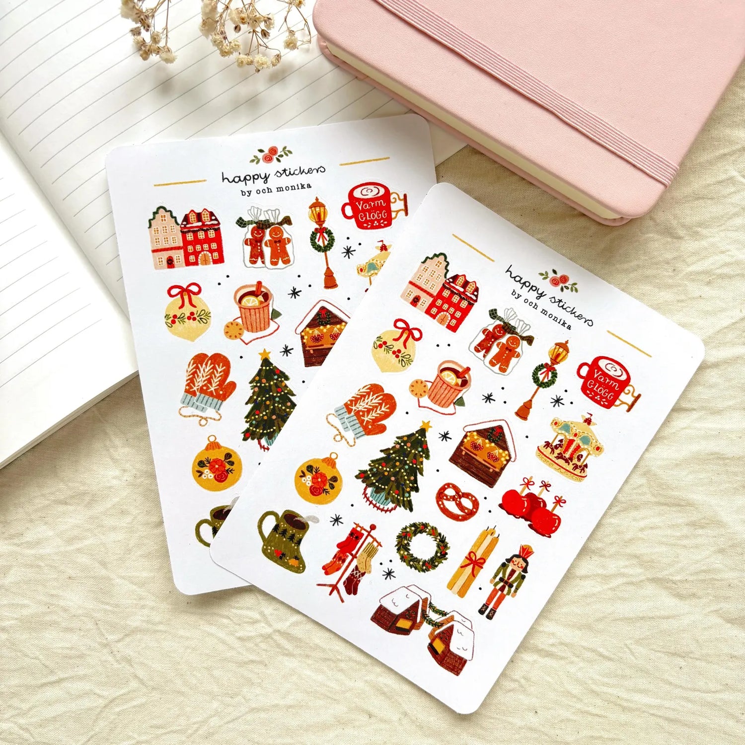 A sticker sheet full of cute little stickers perfect for planners, journals, or scrapbooking ❤