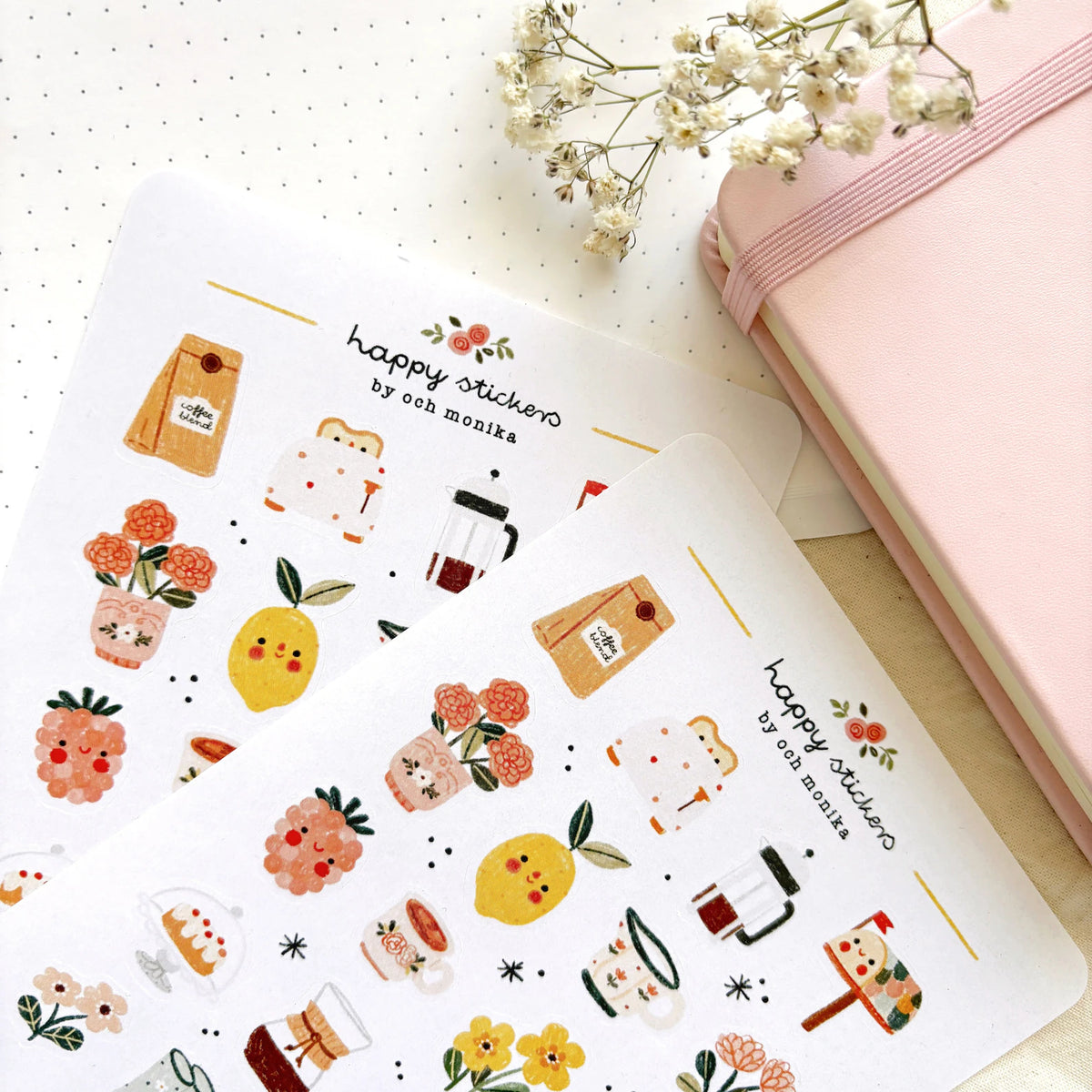OchMonika Cottagecore 1 Sticker Sheet – Little Craft Place