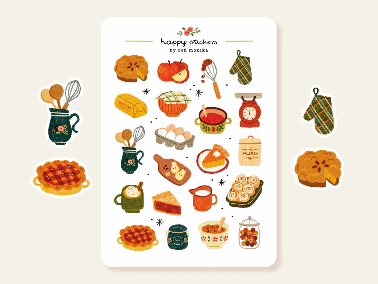 A sticker sheet full of cute little stickers perfect for planners, journals, or scrapbooking ❤