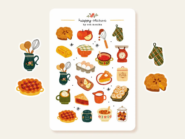 A sticker sheet full of cute little stickers perfect for planners, journals, or scrapbooking ❤