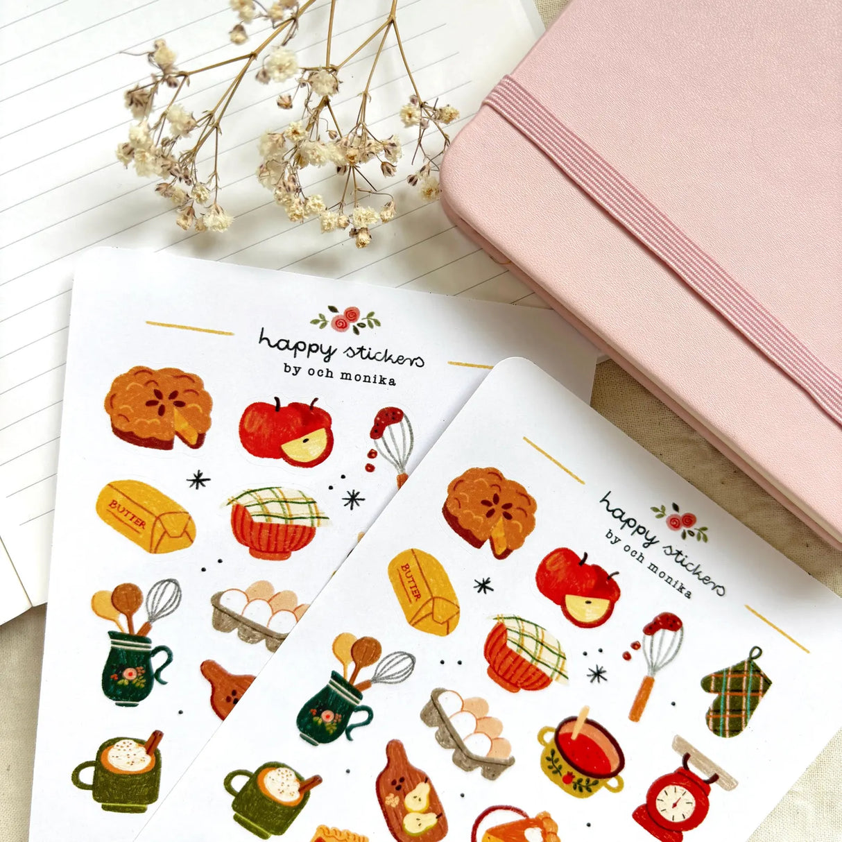 A sticker sheet full of cute little stickers perfect for planners, journals, or scrapbooking ❤