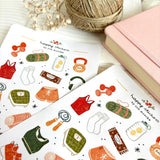 A sticker sheet full of cute little stickers perfect for planners, journals, or scrapbooking ❤