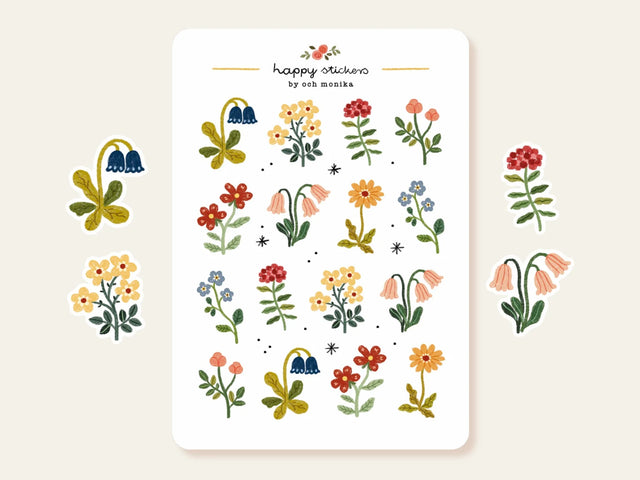 A sticker sheet full of cute little stickers perfect for planners, journals, or scrapbooking ❤