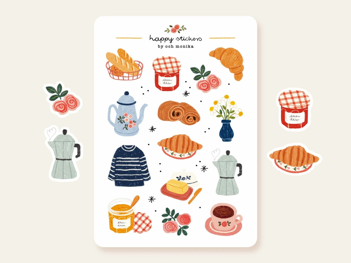 A sticker sheet full of cute little stickers perfect for planners, journals, or scrapbooking ❤