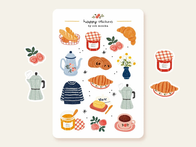 A sticker sheet full of cute little stickers perfect for planners, journals, or scrapbooking ❤