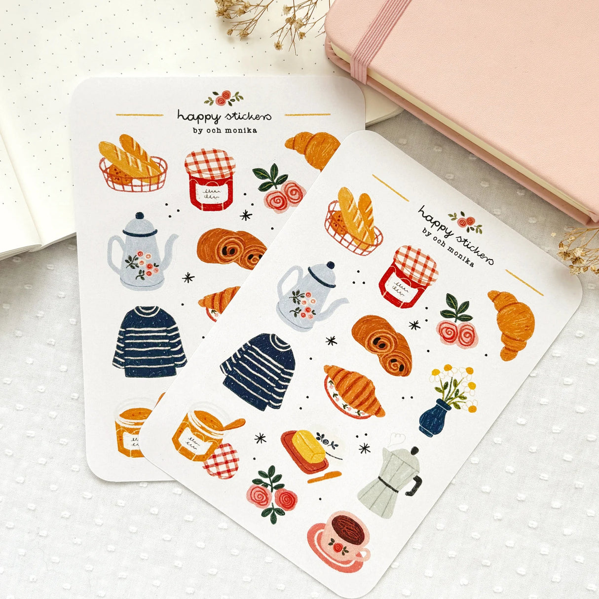A sticker sheet full of cute little stickers perfect for planners, journals, or scrapbooking ❤