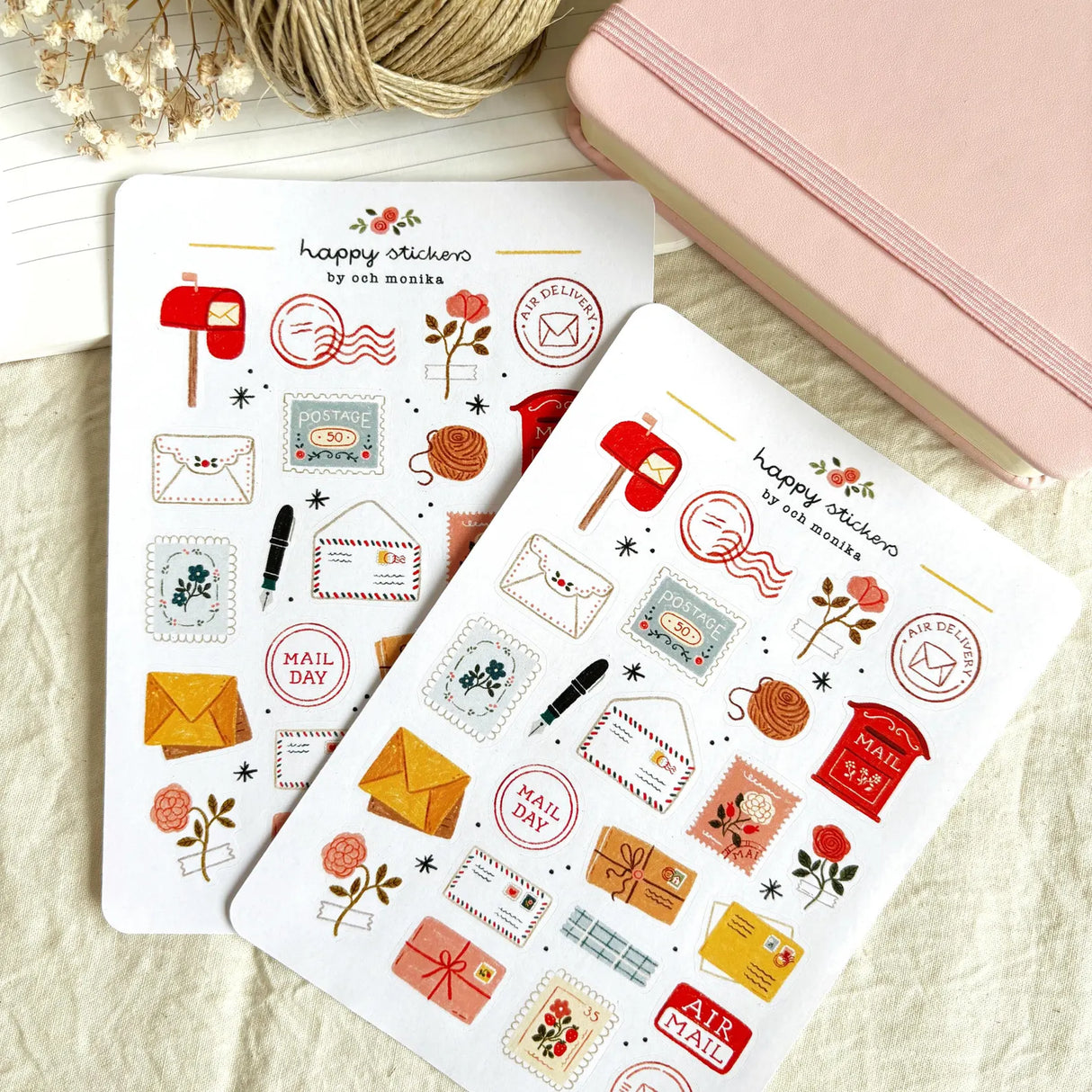 A sticker sheet full of cute little stickers perfect for planners, journals, or scrapbooking ❤