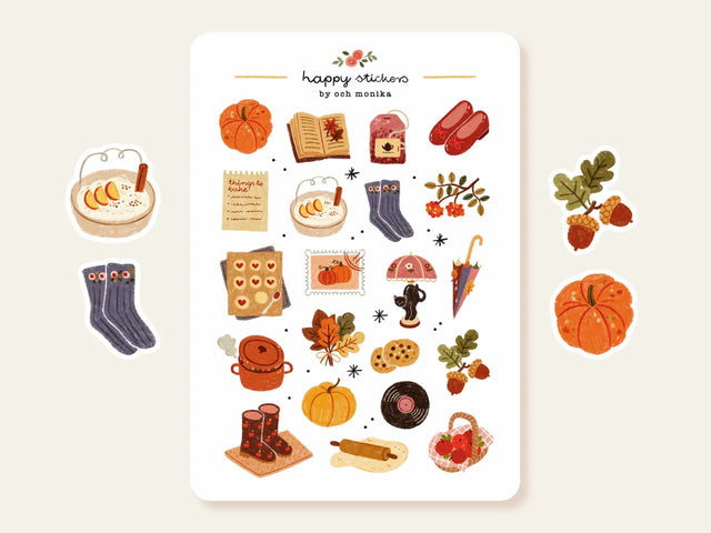 A sticker sheet full of cute little stickers perfect for planners, journals, or scrapbooking ❤