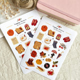 A sticker sheet full of cute little stickers perfect for planners, journals, or scrapbooking ❤