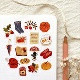 A sticker sheet full of cute little stickers perfect for planners, journals, or scrapbooking ❤