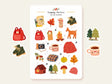 A sticker sheet full of cute little stickers perfect for planners, journals, or scrapbooking ❤