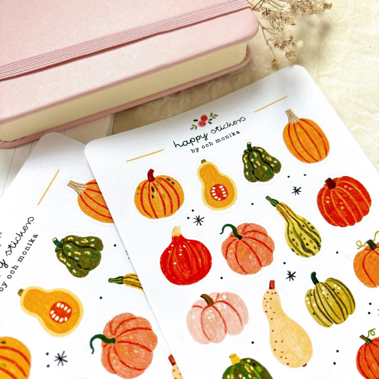 A sticker sheet full of cute little stickers perfect for planners, journals, or scrapbooking ❤