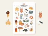 A sticker sheet full of cute little stickers perfect for planners, journals, or scrapbooking ❤