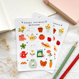 A sticker sheet full of cute little stickers perfect for planners, journals, or scrapbooking ❤