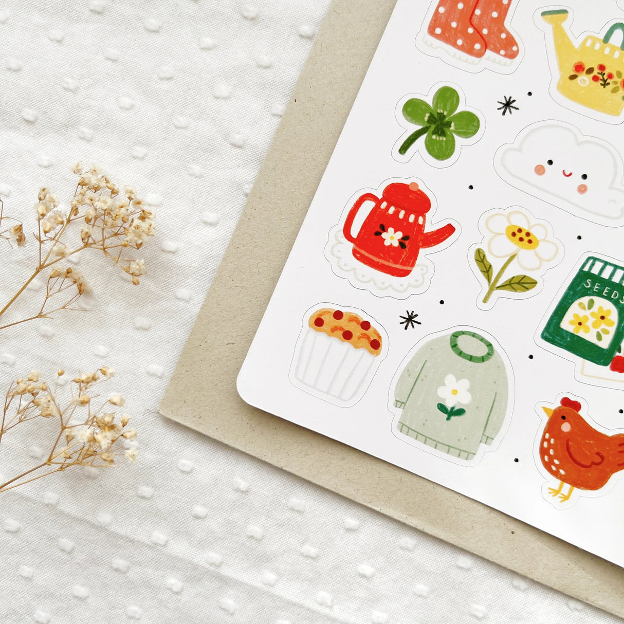 A sticker sheet full of cute little stickers perfect for planners, journals, or scrapbooking ❤