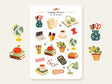 A sticker sheet full of cute little stickers perfect for planners, journals, or scrapbooking ❤