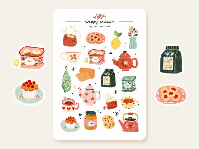 A sticker sheet full of cute little stickers perfect for planners, journals, or scrapbooking ❤