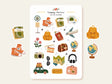 A sticker sheet full of cute little stickers perfect for planners, journals, or scrapbooking ❤