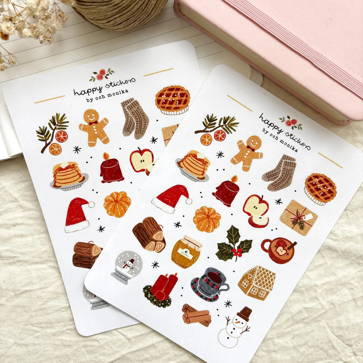 A sticker sheet full of cute little stickers perfect for planners, journals, or scrapbooking ❤